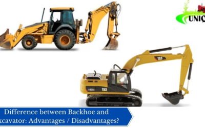 Difference between Backhoe and Excavator: Advantages / Disadvantages?