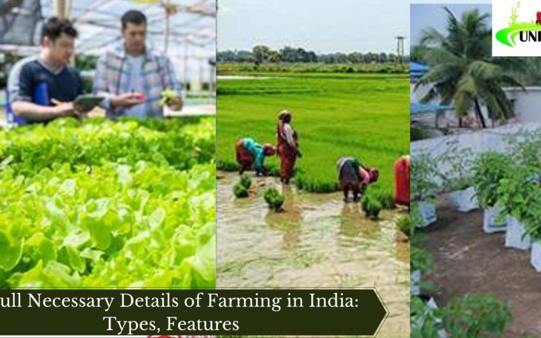 Full Necessary Details of Farming in India: Types, Features